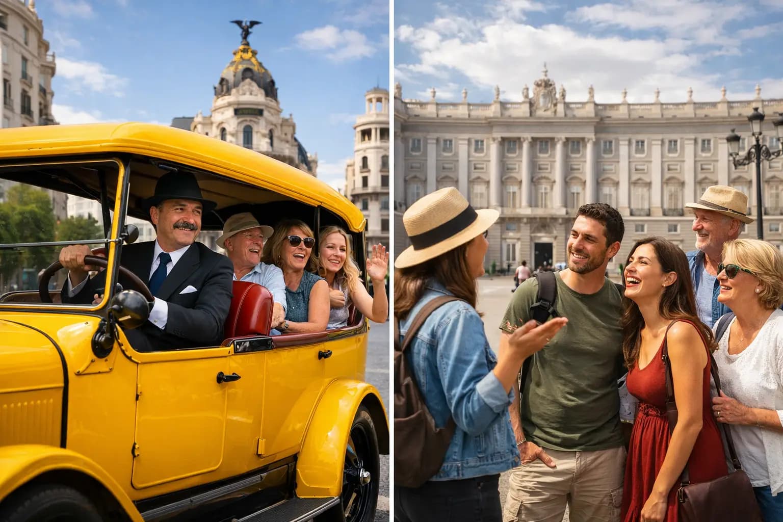 Private Car Tour vs Walking Tour in Madrid