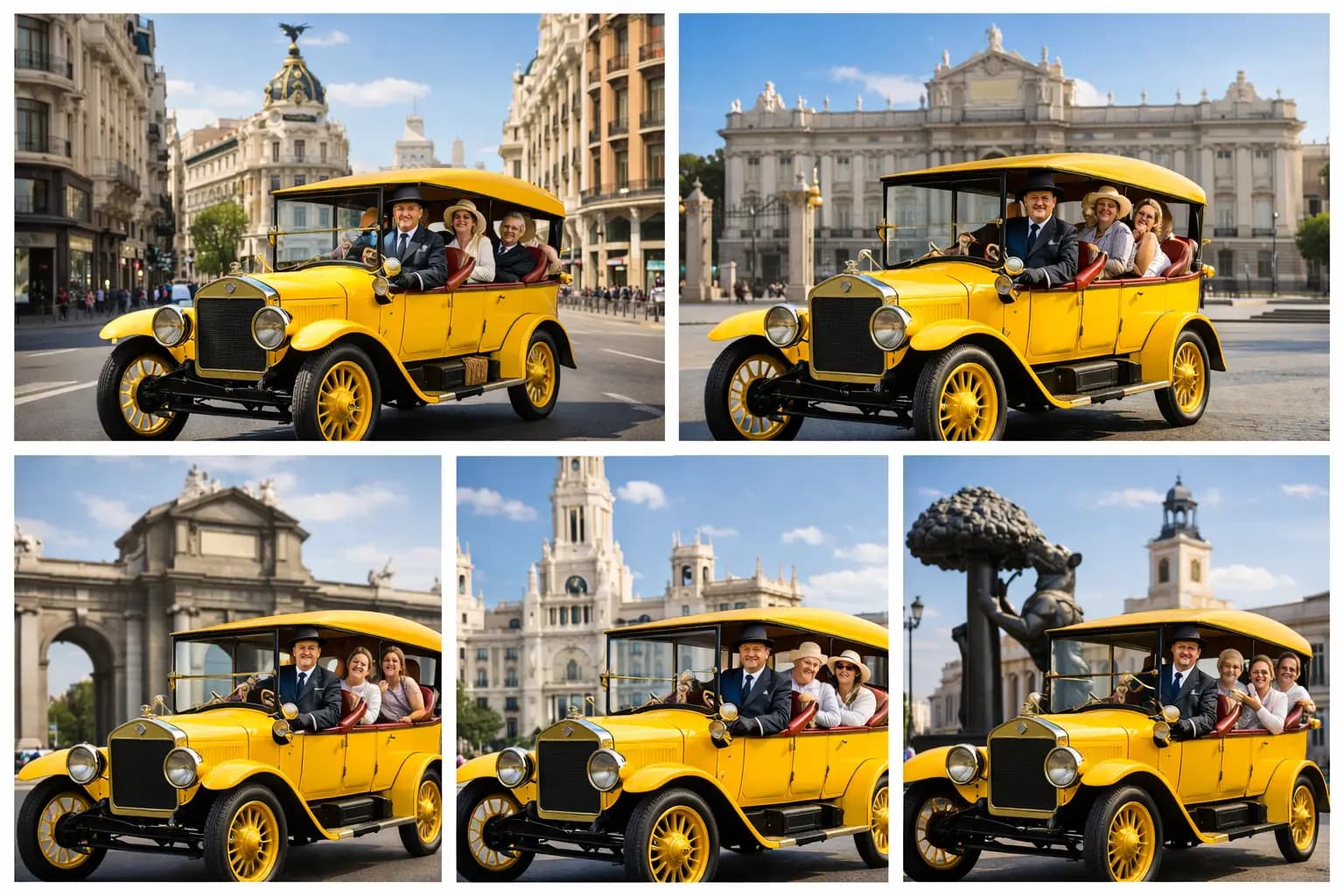 Vintage Car Tour Madrid for an Elegant Day